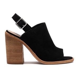 NWT Lanto Suede Block Heel Sandals